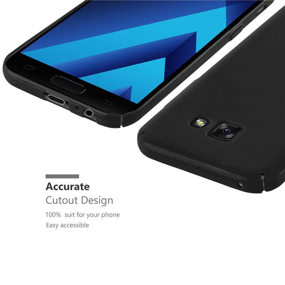Due telefoni che mostrano il design del telefono e il design del ritaglio per una facile accessibilità.