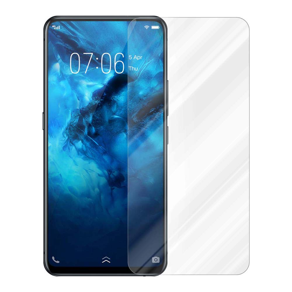 Telefono con protezione schermo. Mostra ora e data. Protezione trasparente, che copre lo schermo.