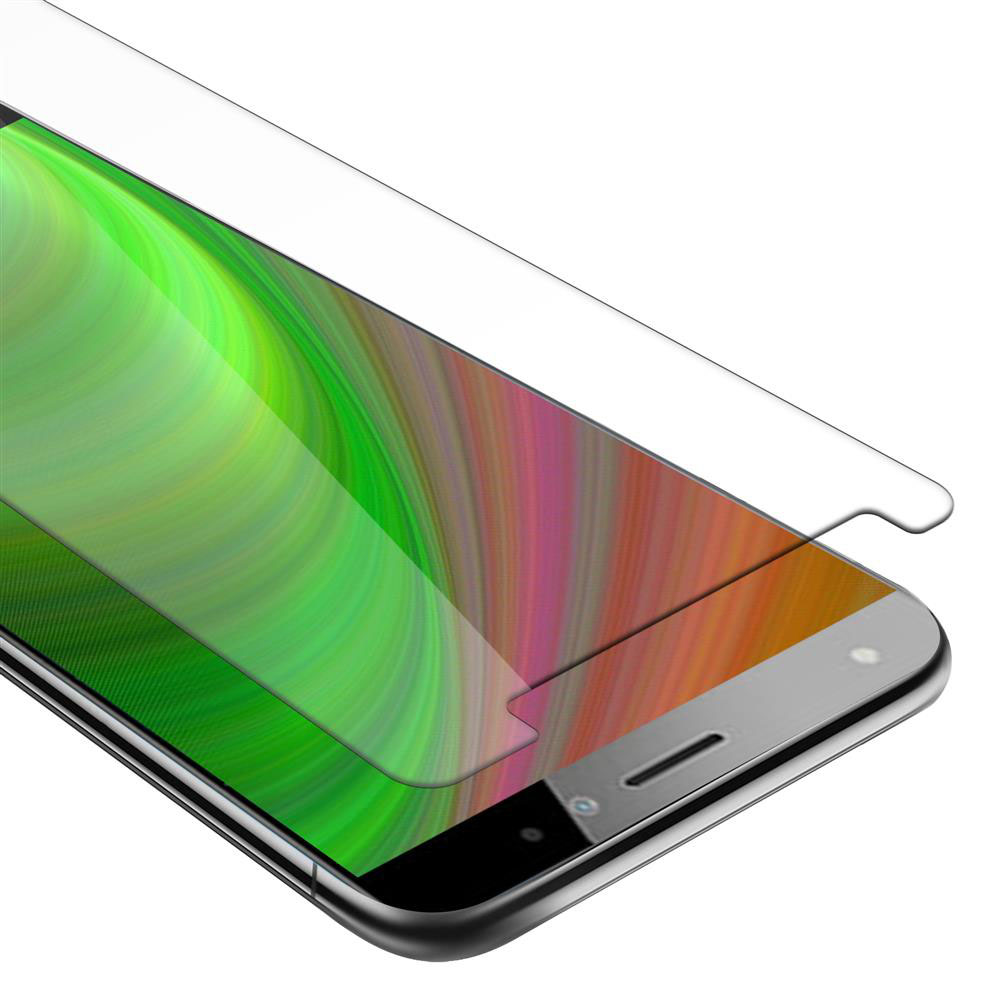 Pellicola protettiva per schermo del telefono in fase di installazione su un telefono, che mostra lo schermo.