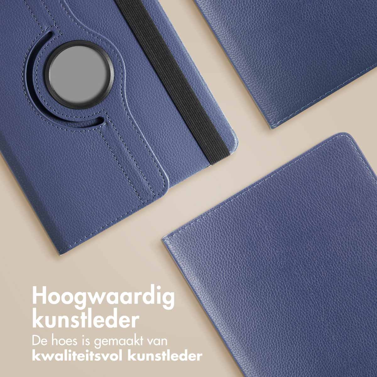 IMOSHION 360° Draaibare Bookcase - Tablet Case 12.7 in Dark Blue