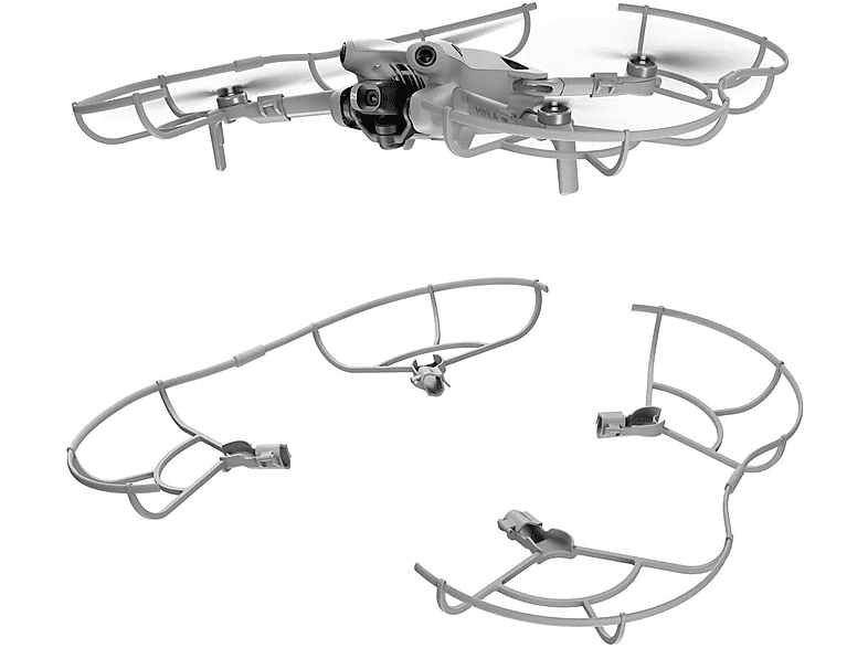 KiBcsLic Propellerschutz Für Z908 Pro Drohne - 4-tlg Set Anti-Kollision