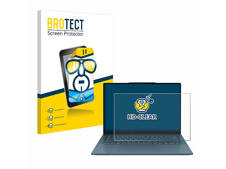 BROTECT Mattschutzfolie Für Lenovo Yoga 7 2-in-1 Gen 10 14" | Entspiegelt & Anti-Fingerprint | Displayschutz