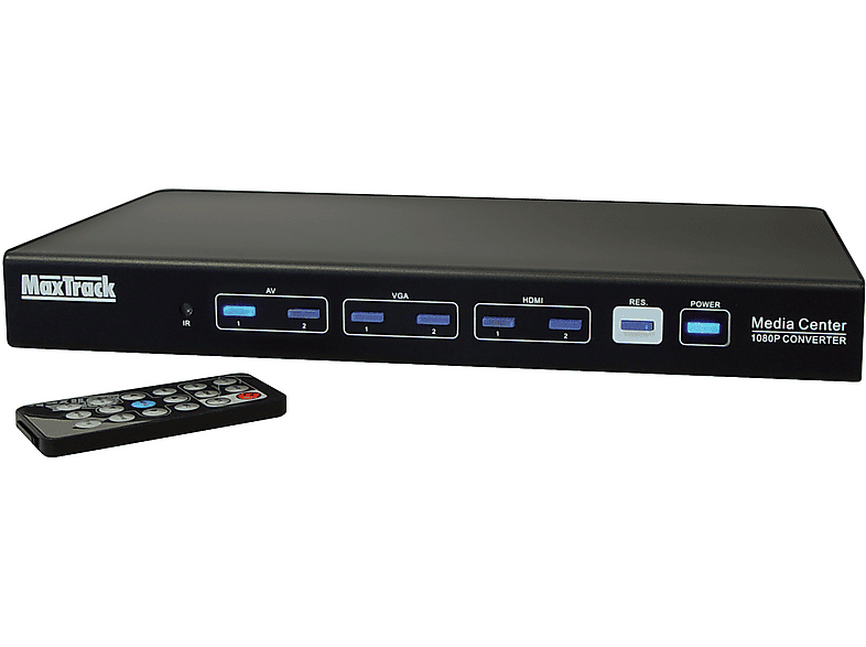 MAXTRACK CS20L 6 Eingänge | 2 HDMI, 2 Analog, 2 VGA - HDMI-Switch | SATURN