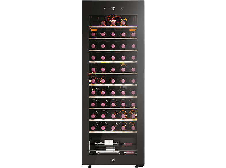 HAIER HWS58GGH1 Weinkühlschrank (EEK G, schwarz)