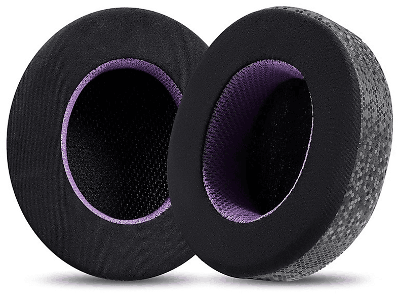 INF Ersatz Ohrpolster Für SteelSeries Arctis 3/5/7 – Schwarz, Weicher Memory Foam, Einfach Zu Wechseln