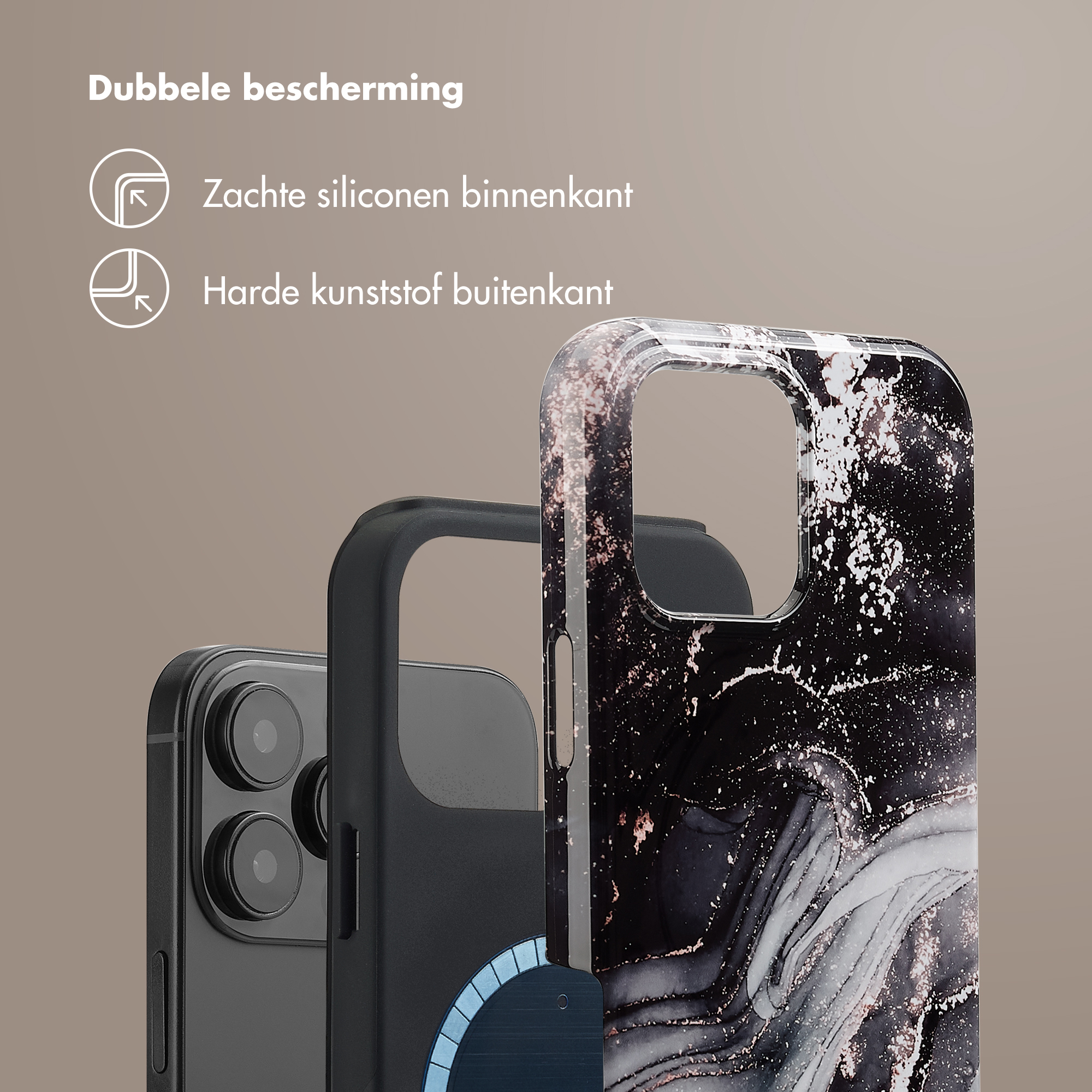 SELENCIA Vivid Backcover met MagSafe - Geschikt voor Apple iPhone 16 Pro Max - Telefoonhoesje voor Apple iPhone 16 Pro Max Meerkleurig