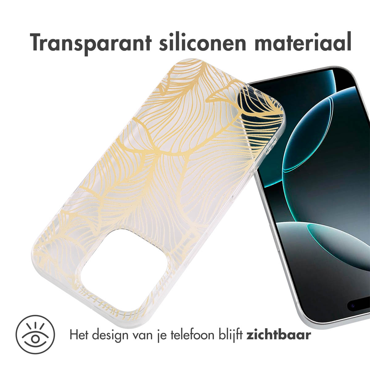 IMOSHION Transparante coque compatible avec iPhone 16 Pro Étui de Téléphone voor Apple iPhone 16 Pro Multicolore