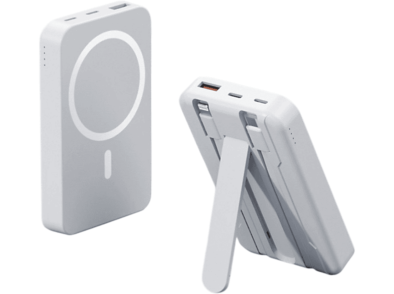 ENGELMANN Magnetic 10000W Powerbank 10000 mAh Weiß