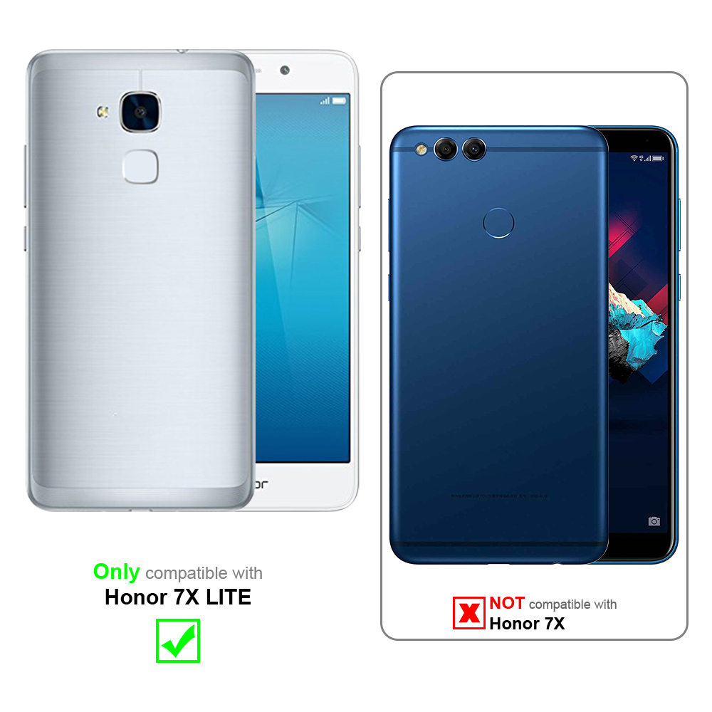 Deux téléphones côte à côte. Un blanc, un bleu. Le texte indique la compatibilité pour un seul.