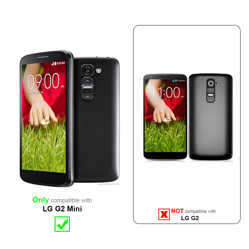 Dos teléfonos, uno compatible, otro no. Uno negro, uno blanco.