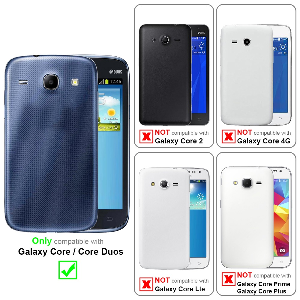 Smartphone con custodie, confrontando la compatibilità con vari modelli.