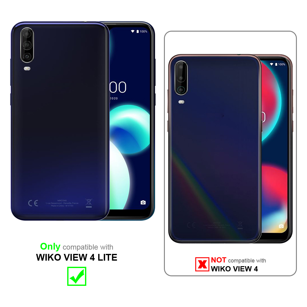 Zwei Telefone mit Hüllen nebeneinander, mit Vergleichstext, der die Kompatibilität nur für ein Modell angibt.