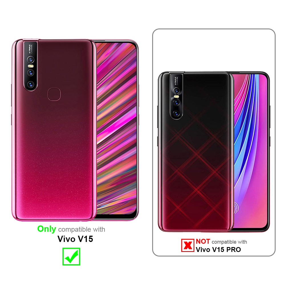Zwei Vivo V15-Telefone. Nur das erste Telefon ist mit Vivo V15 kompatibel.