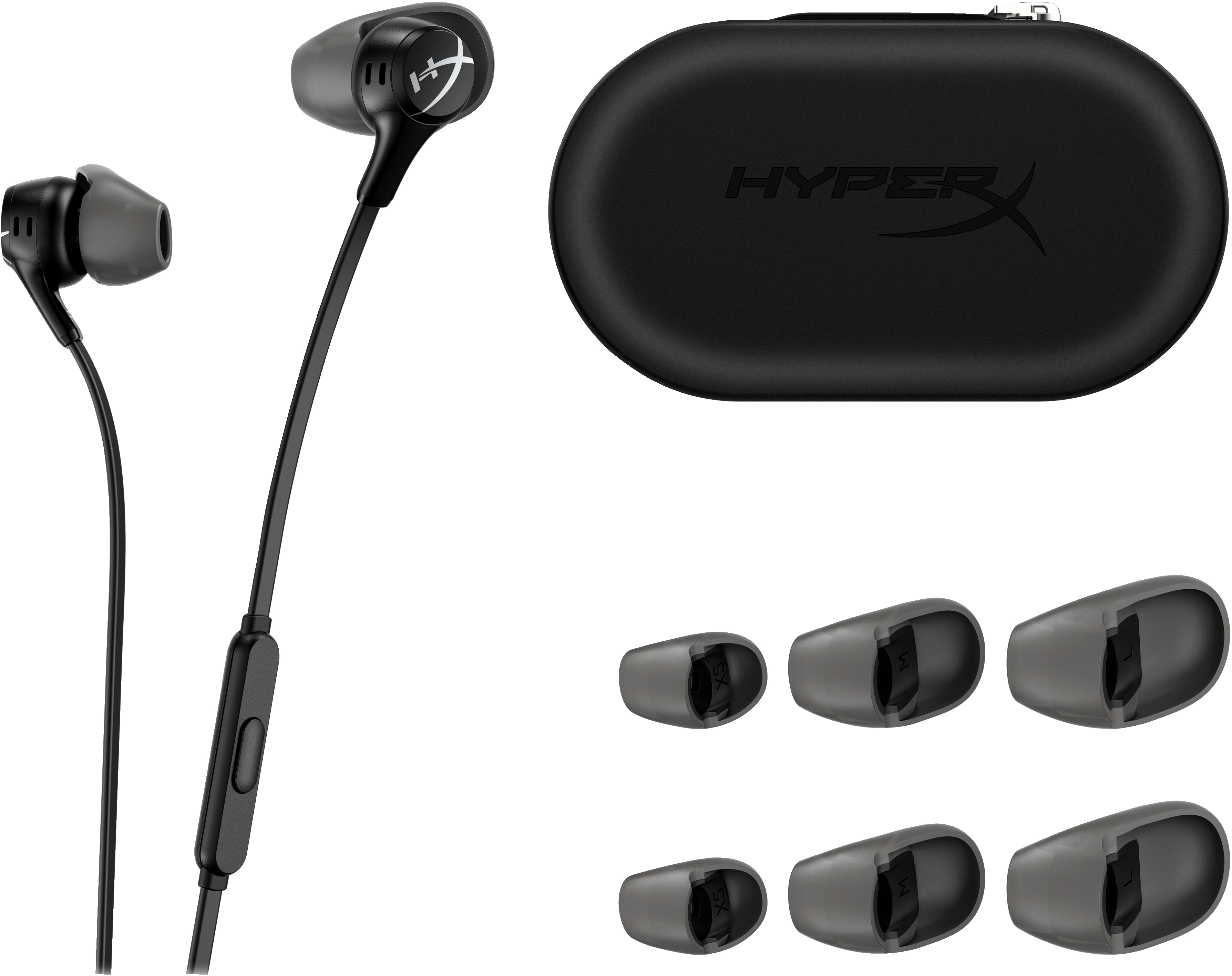 Słuchawki gamingowe HYPERX HyperX HyperX Cloud Earbuds II BLK Gaming Earbuds with Mic Czarny