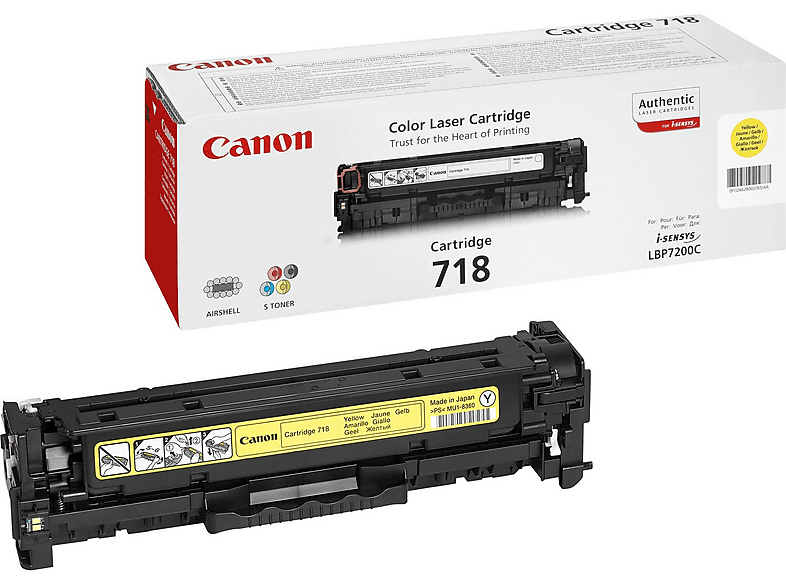 CANON 2659B002 CRG-718 2900 Sayfalık Toner Lazer baskı Sarı