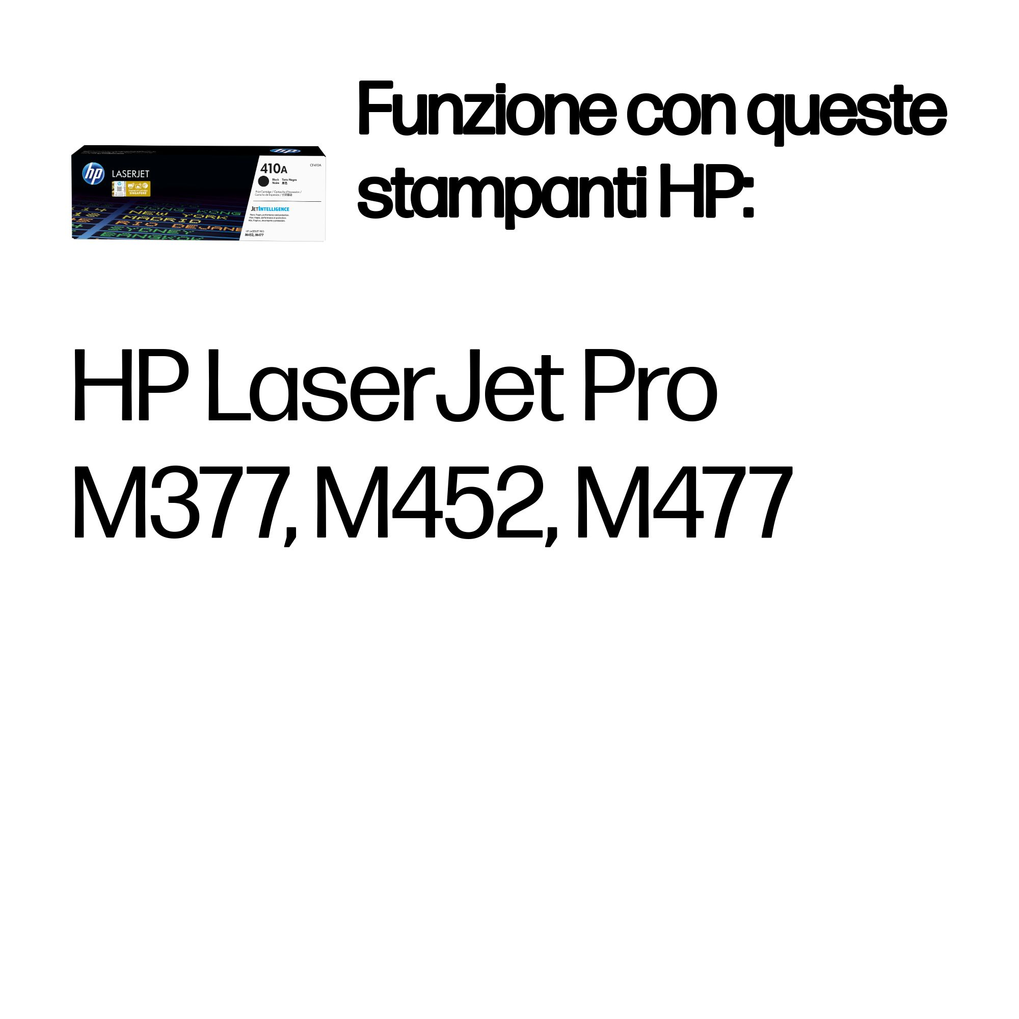 Toner HP 410A do drukarek HP LaserJet Pro M377, M452, M477.