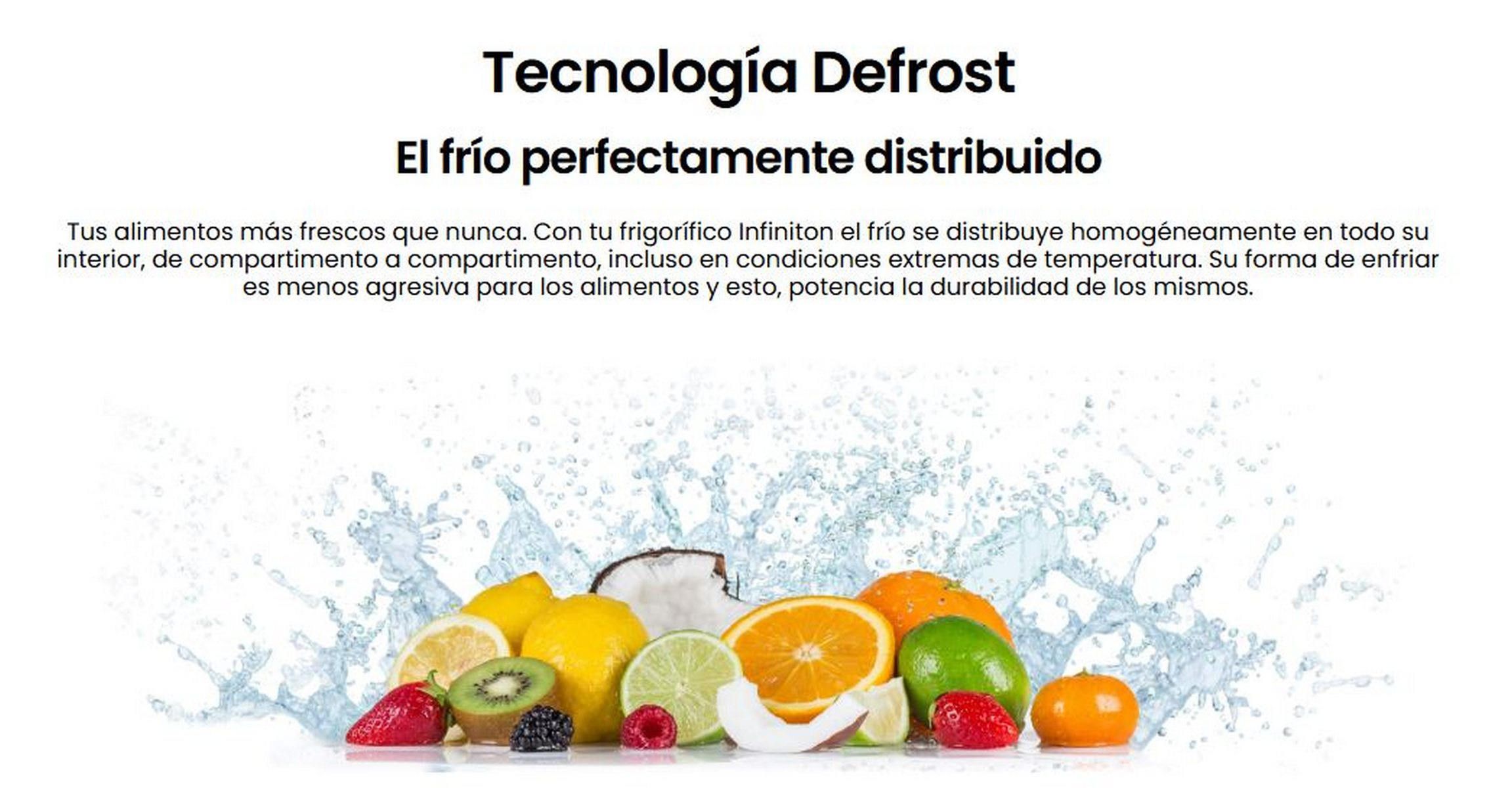 Frutas frescas en un chorro de agua. Limones, kiwis, naranjas, limas, fresas y moras.