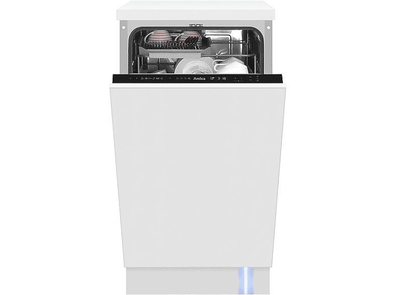 AMICA EGSPV 586 901 Geschirrspüler (vollintegrierbar (Besteckkorb + Besteckschublade, 44,8 cm breit, 42 dB (A), C)