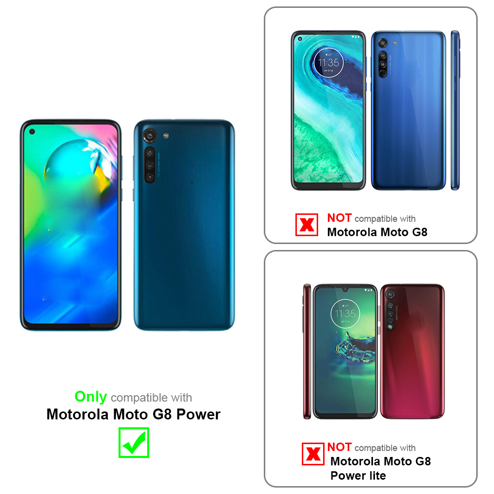 Confronto telefoni: Motorola Moto G8 Power è compatibile, G8 Power lite no.