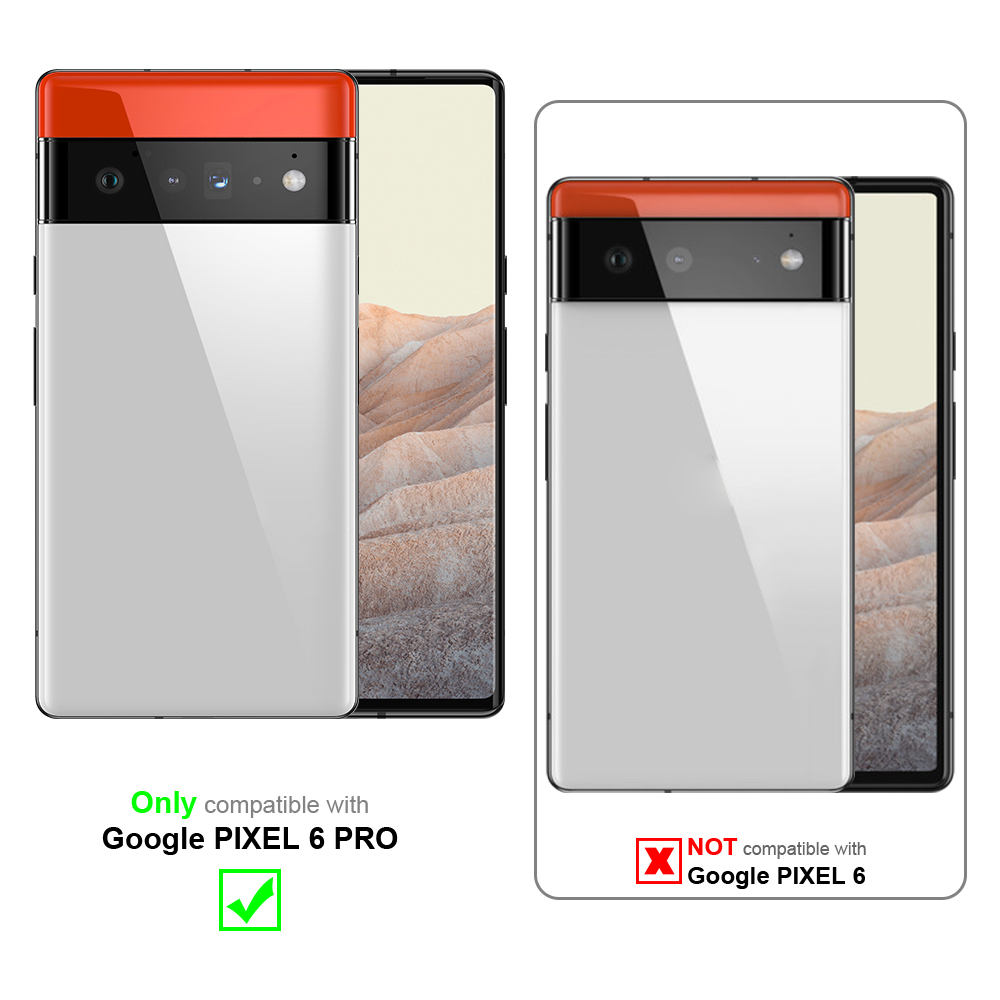 Custodia per telefono Google Pixel 6 Pro. La custodia è compatibile solo con Google Pixel 6 Pro.