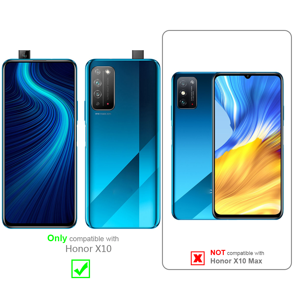 Confronto telefoni: Honor X10 è compatibile, Honor X10 Max no.