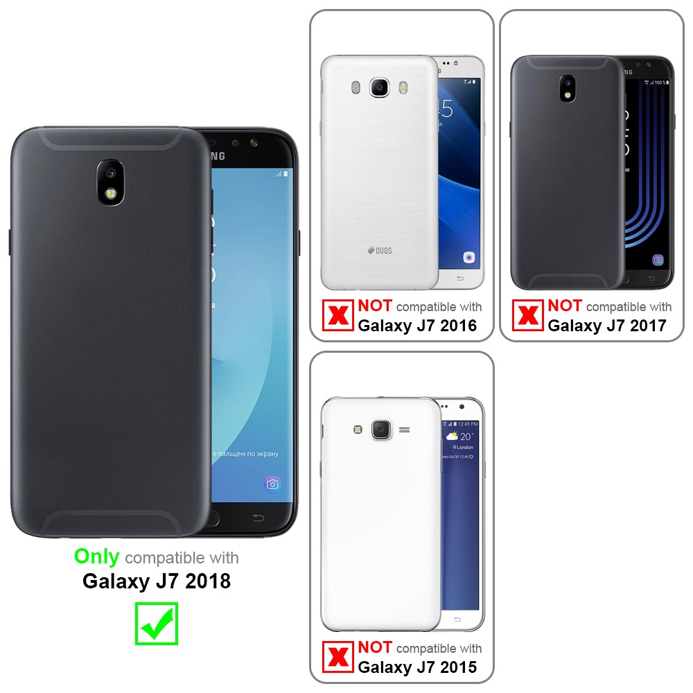Tre smartphone, uno nero e compatibile, altri due incompatibili con croci rosse.