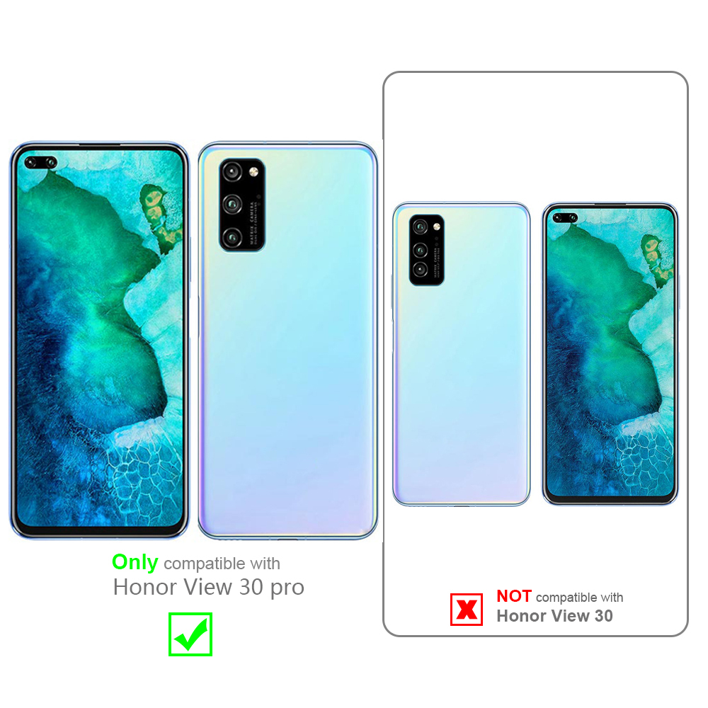 Due telefoni. Uno compatibile con Honor View 30 pro, l'altro non con Honor View 30.