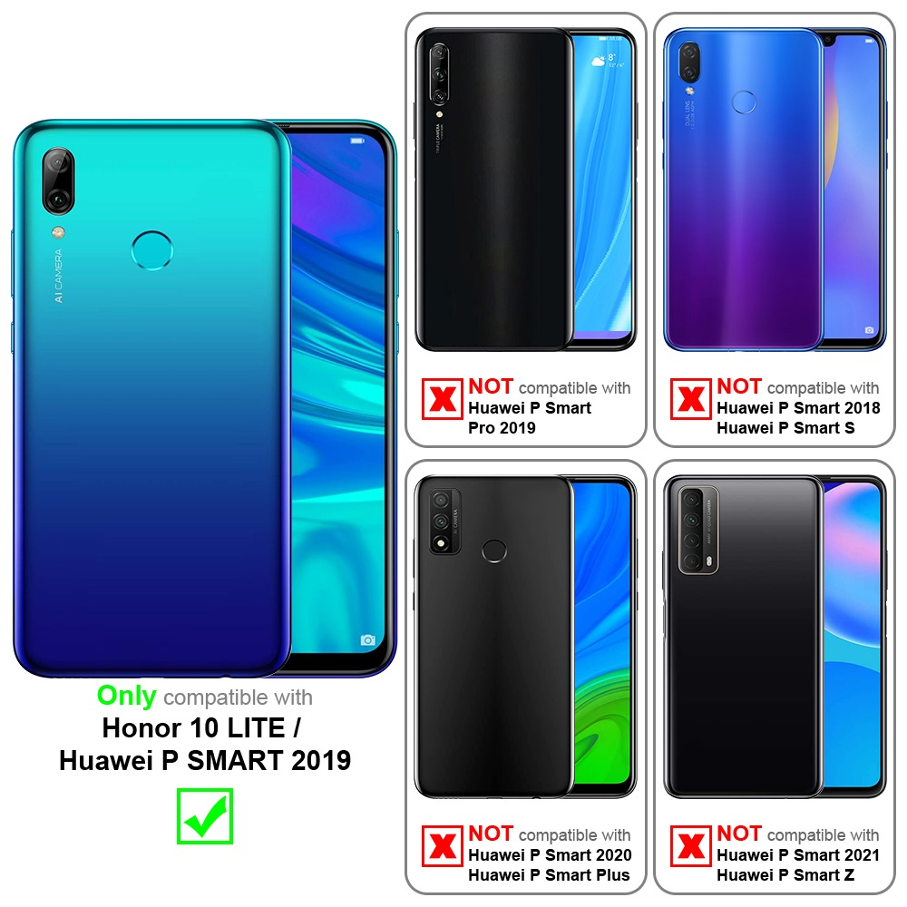 AICEK Cover Huawei P Smart 2019, 360°Full Body P 2019 Silicone 1 - Foto 2