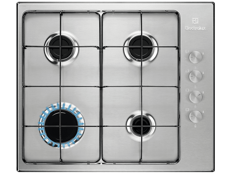Placa Gas ELECTROLUX KGS6404SX 4f Inox