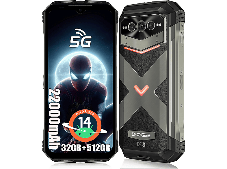 DOOGEE V Max Pro 5G Smartphone Robustzo 32GB+512GB 108MP Batteria 22000mAh Android 14 - Foto 2