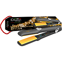 MediaMarkt ITALIAN DESIGN GOLD PREMIUM STYLER 65 W KERAMISCH IJZER Professioneel strijkijzer Zwart aanbieding