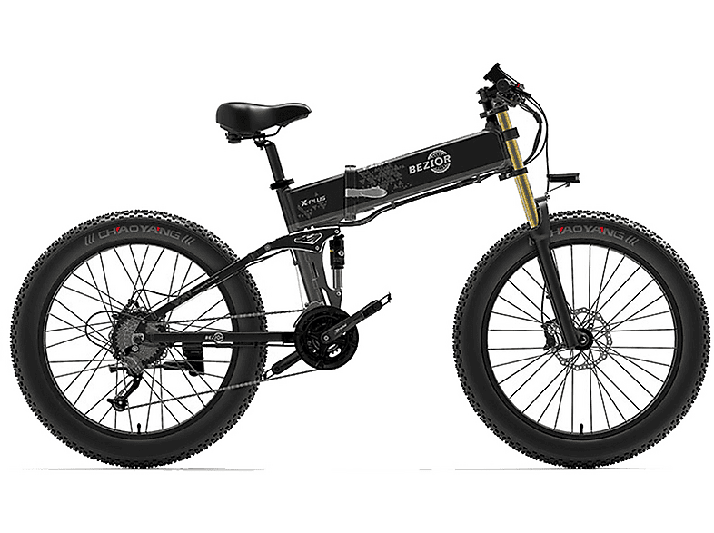 BEZIOR X Plus Kompakt-/Faltrad (Laufradgröße: 26 Zoll, Unisex-Rad, Grau)