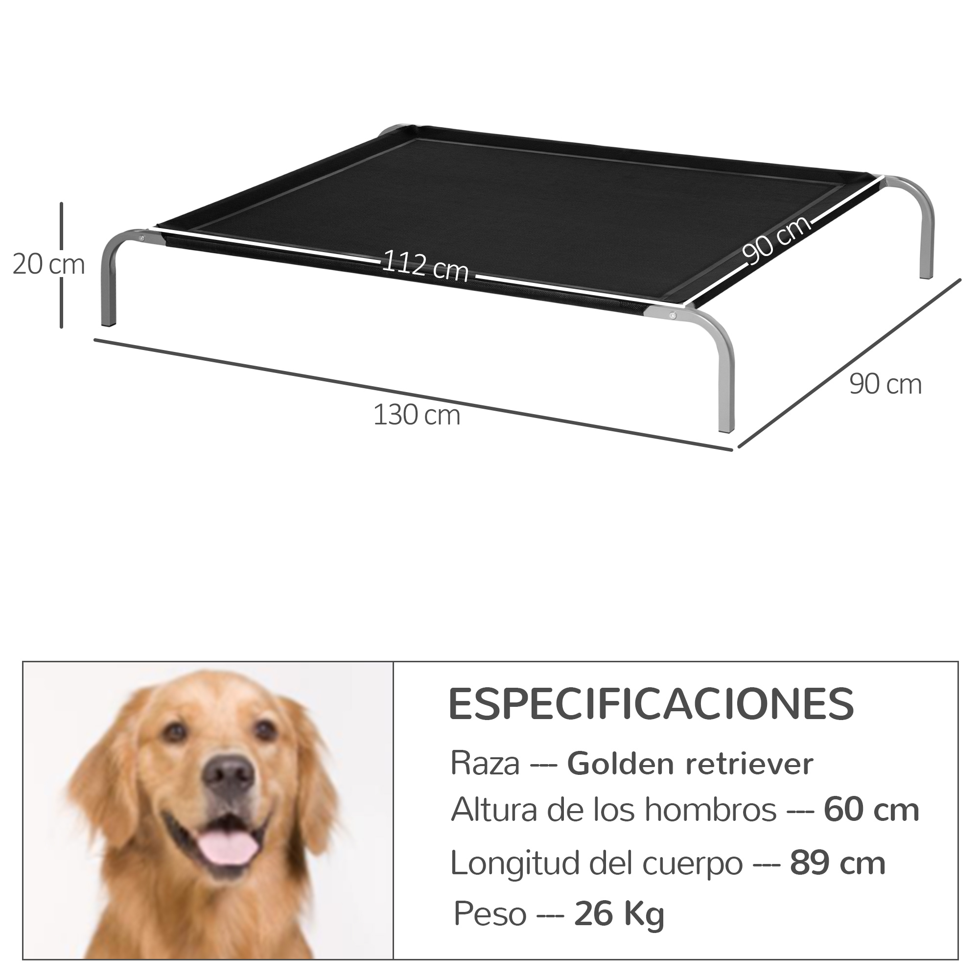 Un pequeño trampolín interior con superficie roja y negra y un asa.