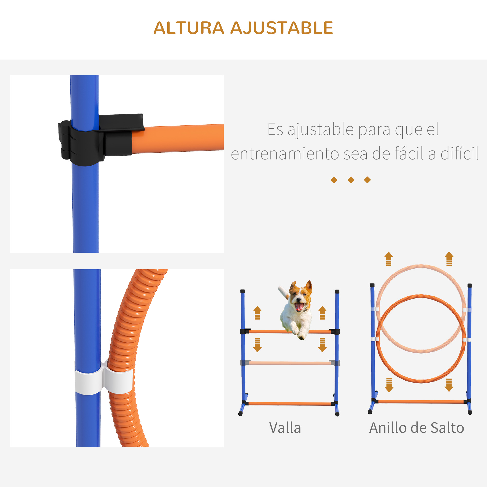 Una cama para perros con un perro acostado, y dimensiones.