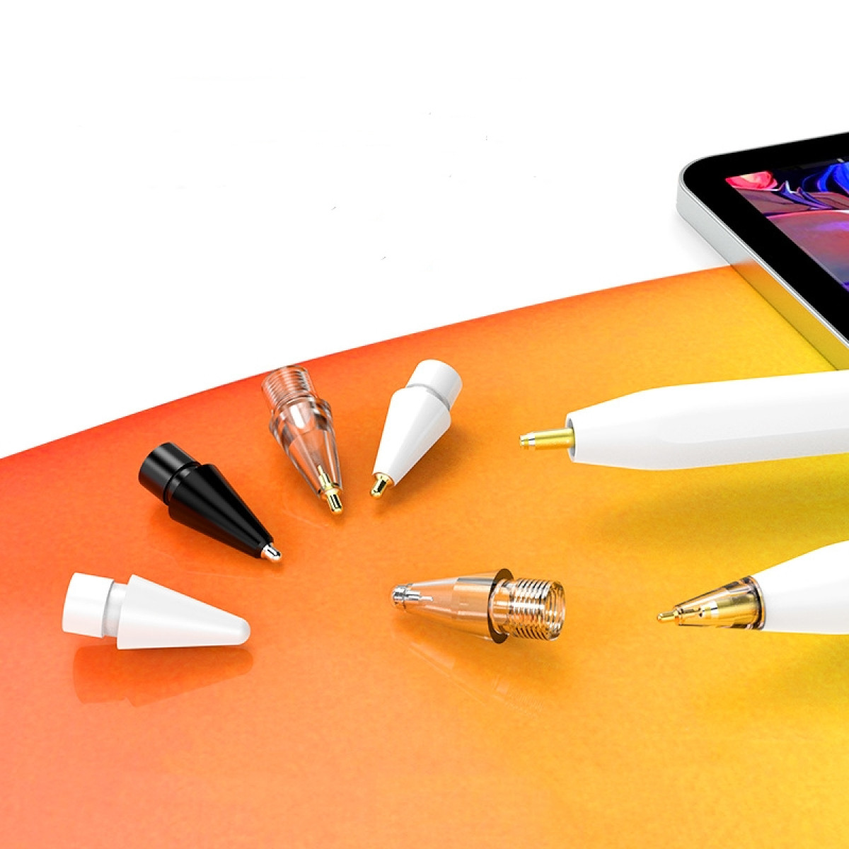 INF Vervangende penpunten voor Apple Pencil | 4 Stuks Penpunt