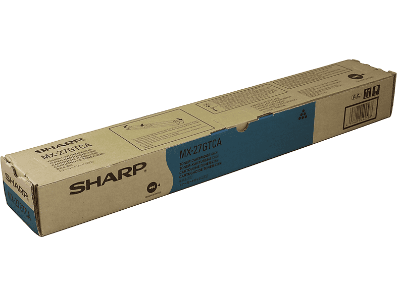 Toner Sharp Mx36nt Ca / Ma / Para Mx-2610/2640/3610/3640 Tinta Cian