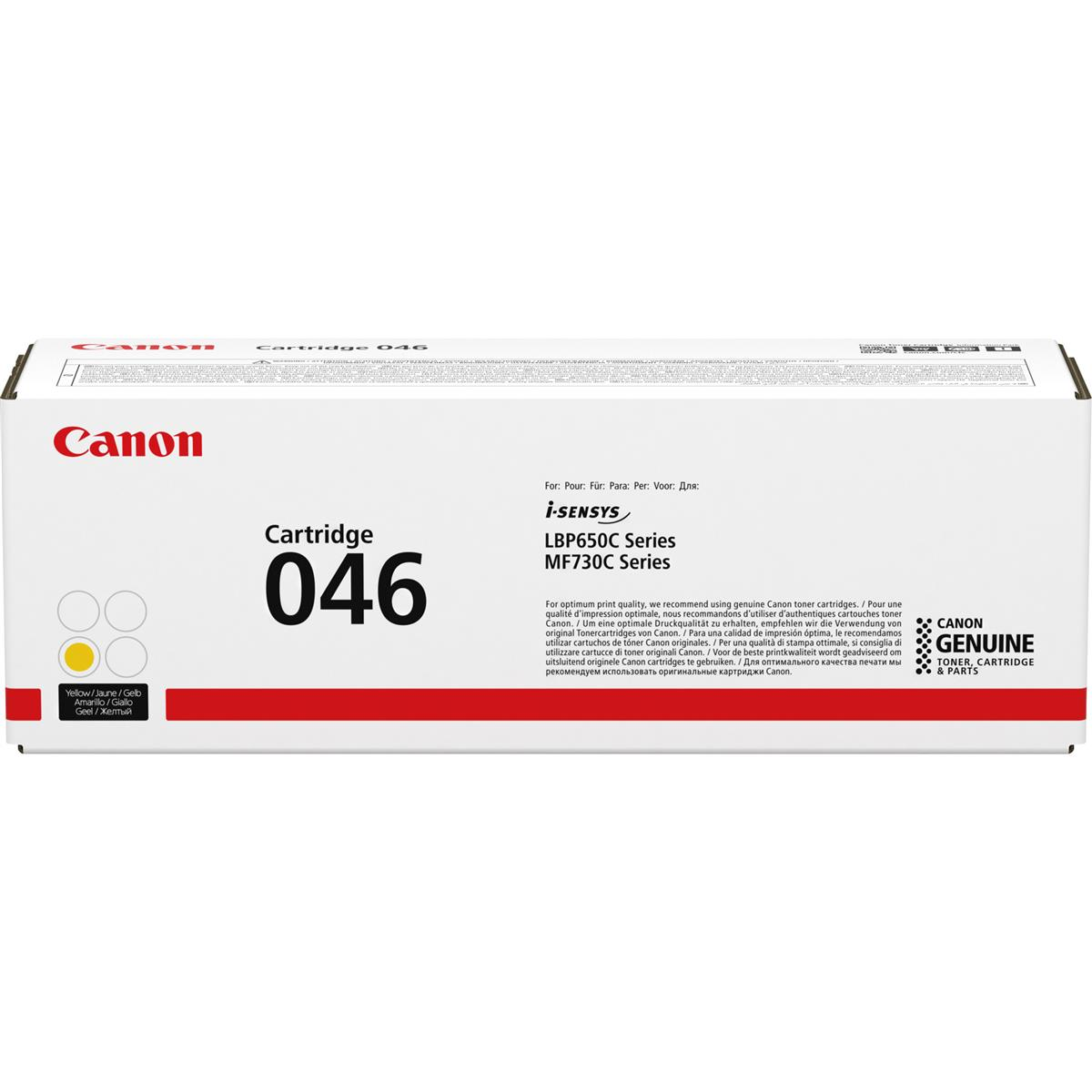 CANON 1247C002 CRG 046Y LAZER SARI TONER Lazer baskı Sarı