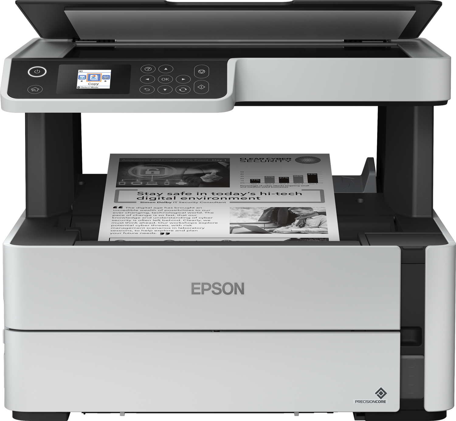 EPSON EcoTank M2170 Wi-Fi + Tarayıcı + Fotokopi Mono Çok Fonksiyonlu Tanklı C11CH43403 Yazıcı