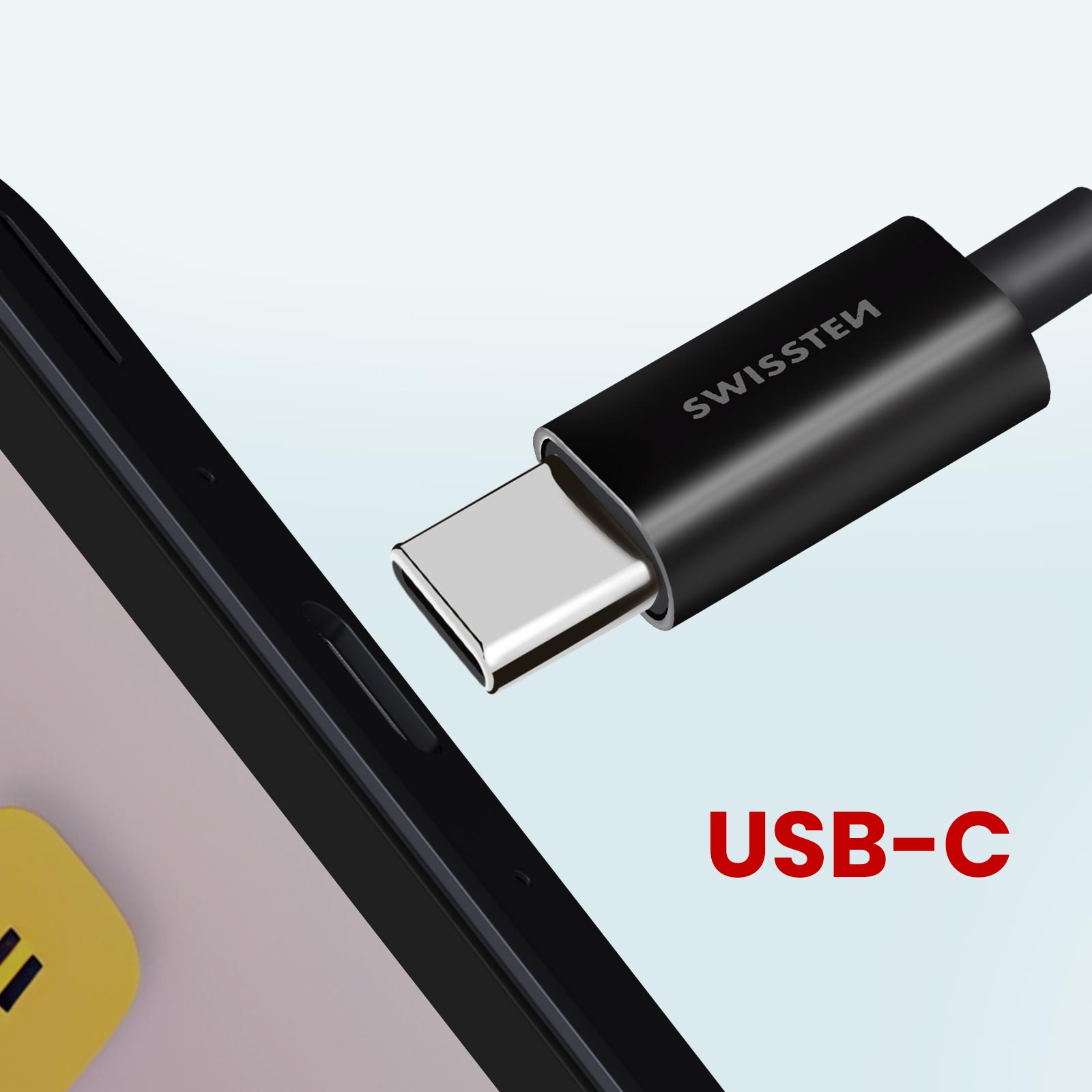 SWISSTEN 51109100 AURICOLARI, Nero / Argento
