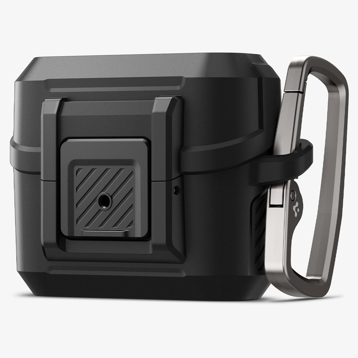 Funda para auriculares  - Spigen Lock Fit Hardcase para los SPIGEN, Negro