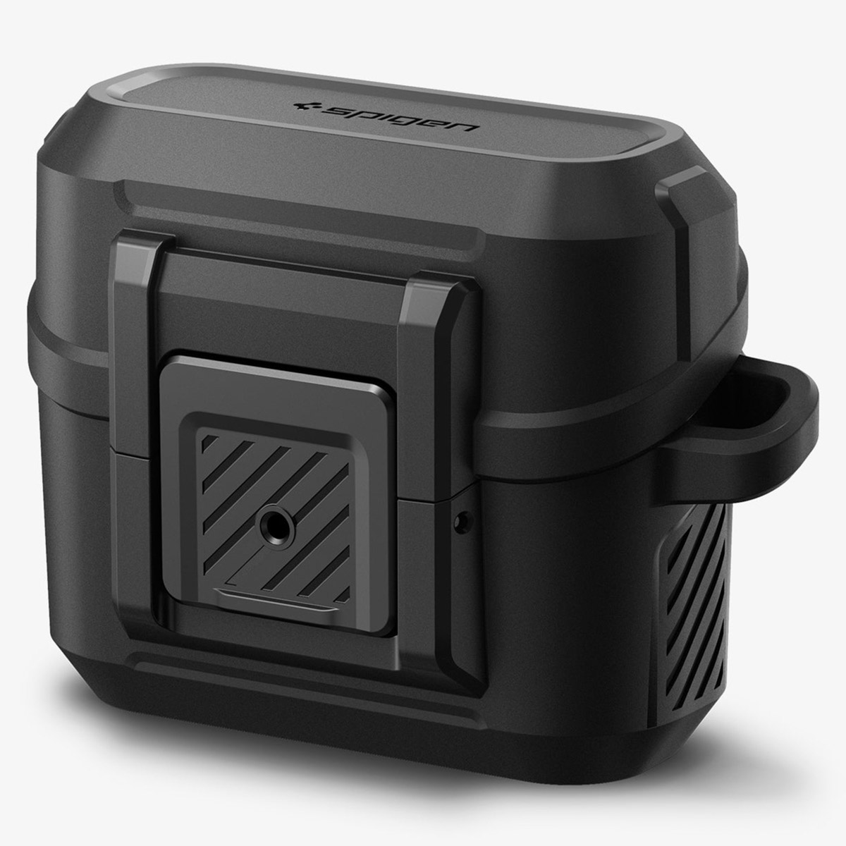 Funda para auriculares  - Spigen Lock Fit Hardcase para los SPIGEN, Negro