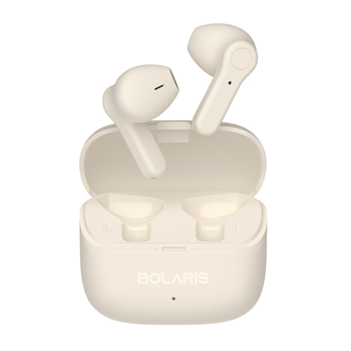 BOLARIS Y035, Over-ear Kopfhörer Bluetooth Beige