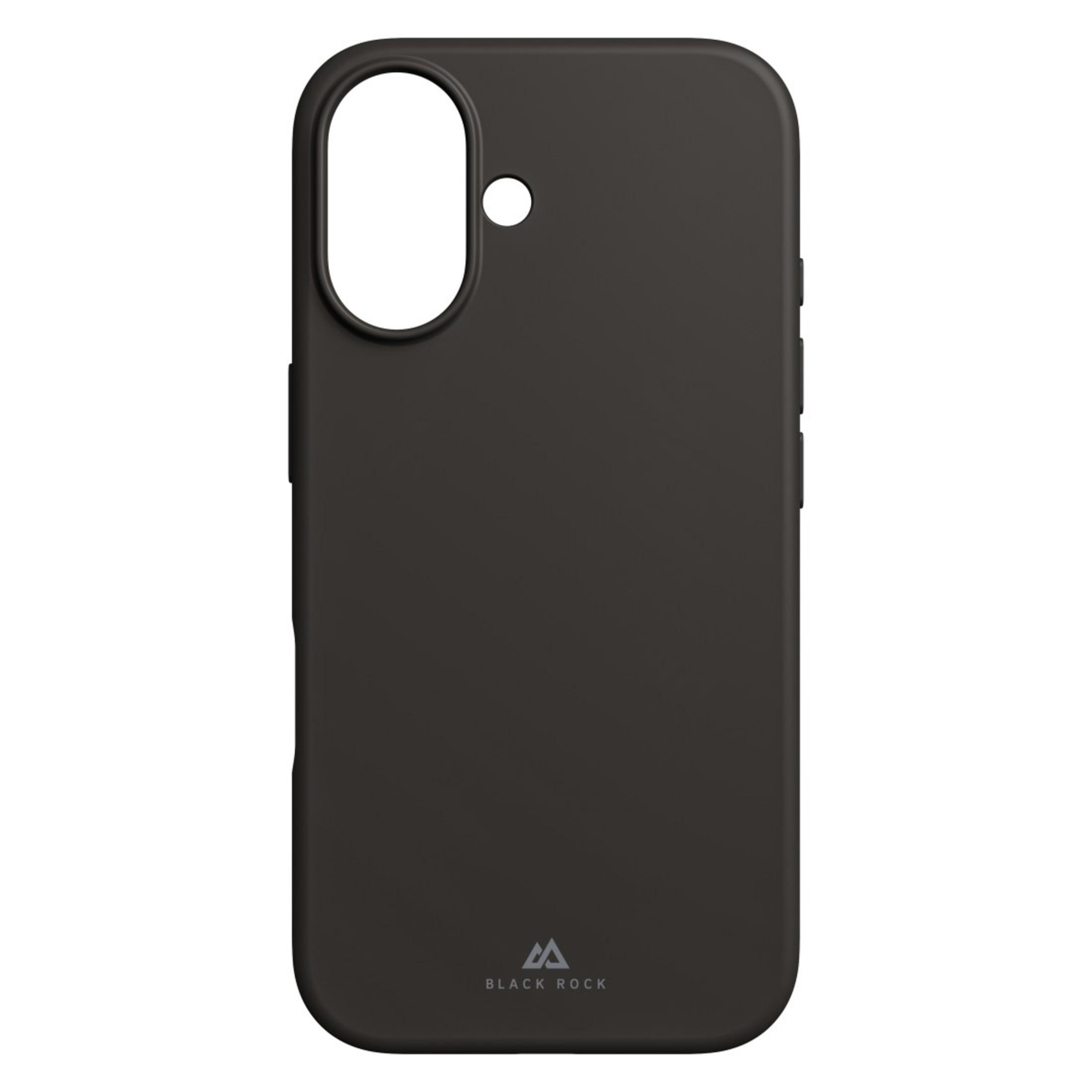 Custodia per telefono nera. Il logo Black Rock è in basso.