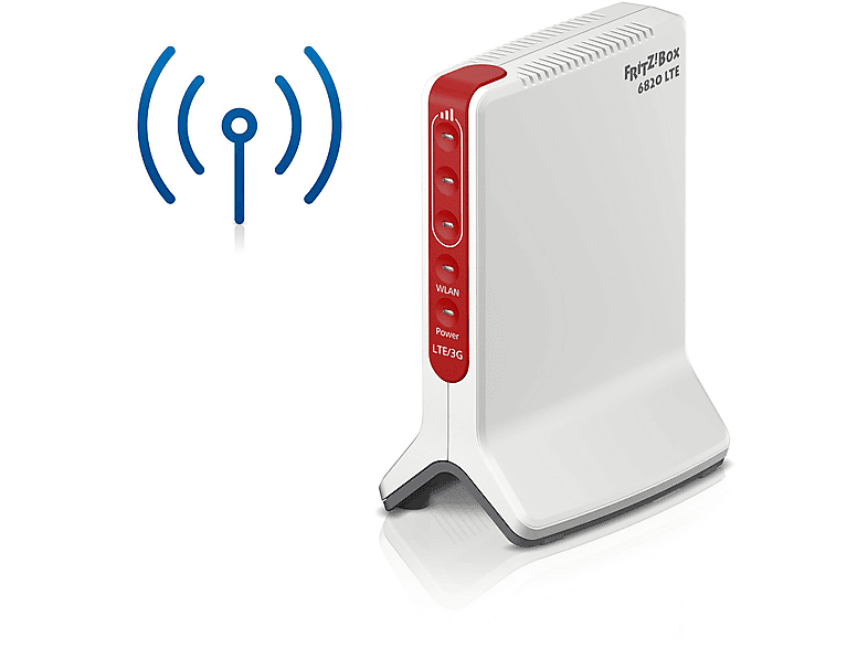 AVM Fritzbox 7490 WLAN AC + N Router, VDSL/ADSL, 1300/450 Mbit/s, WiFi Mesh, Rot