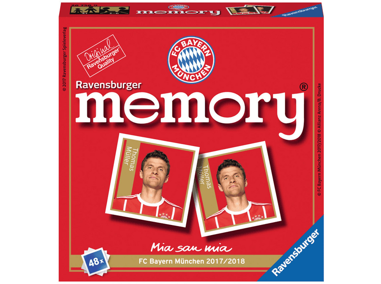 RAVENSBURGER 267569 MEMORY FC BAYERN MÜNCHEN Kinderspiel Mehrfarbig ...