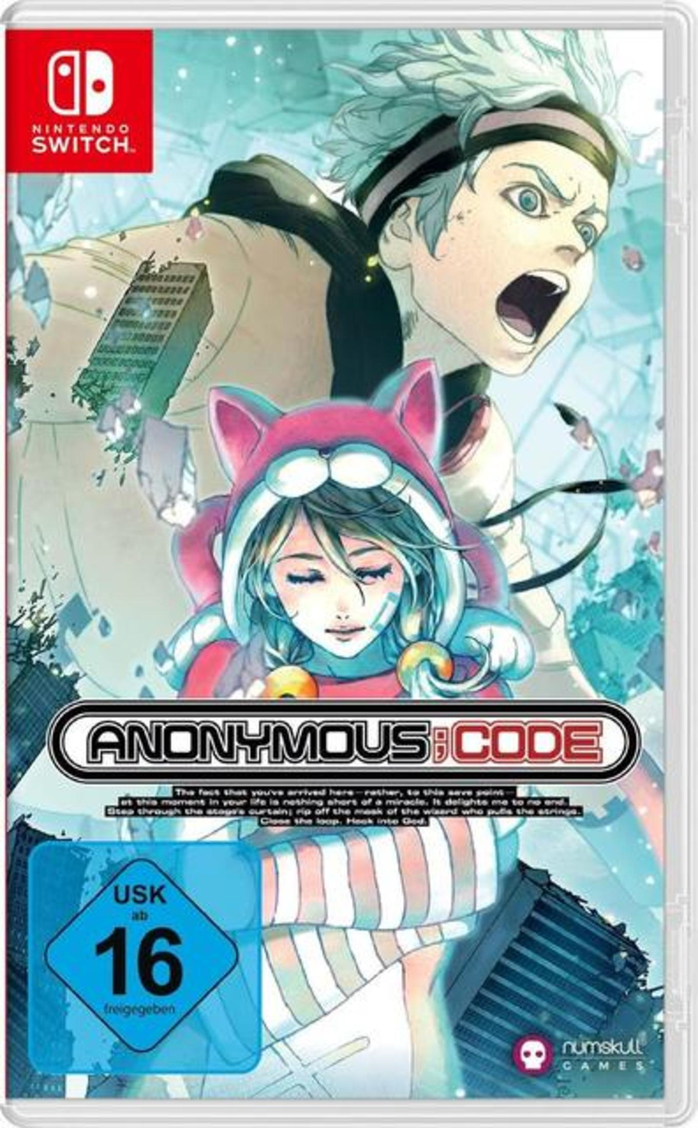 Spielbox für ein Nintendo Switch-Spiel. Auf dem Cover sind zwei Charaktere im Anime-Stil.