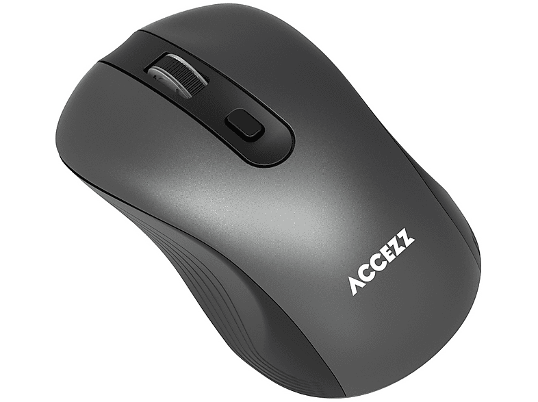 ACCEZZ Silent Click Muis Grijs | MediaMarkt