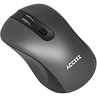 MediaMarkt ACCEZZ Silent Click Muis Grijs aanbieding