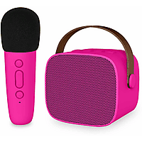 MediaMarkt IMOSHION Bluetooth Kinder Karaoke Set Roze aanbieding