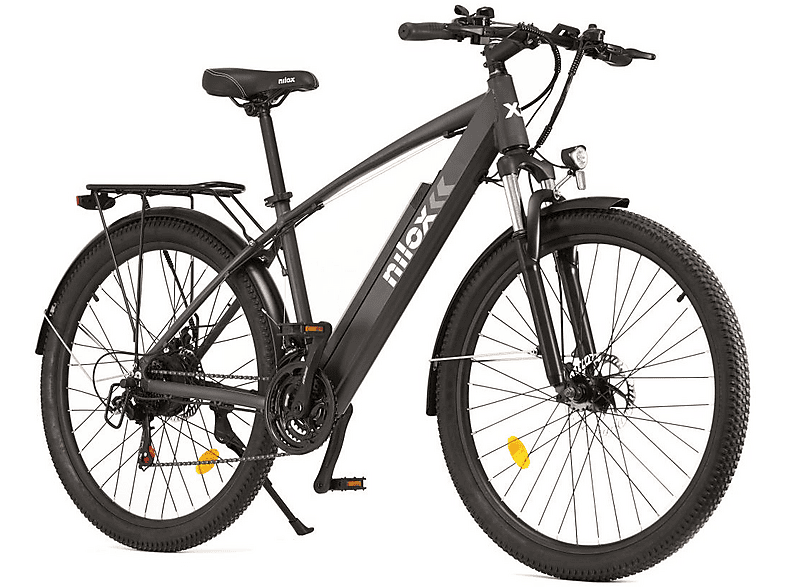 NILOX 30NXEB275V002V3 Trekkingrad (Laufradgröße: 27,5 Zoll, Unisex-Rad, 468, Schwarz, Grau)